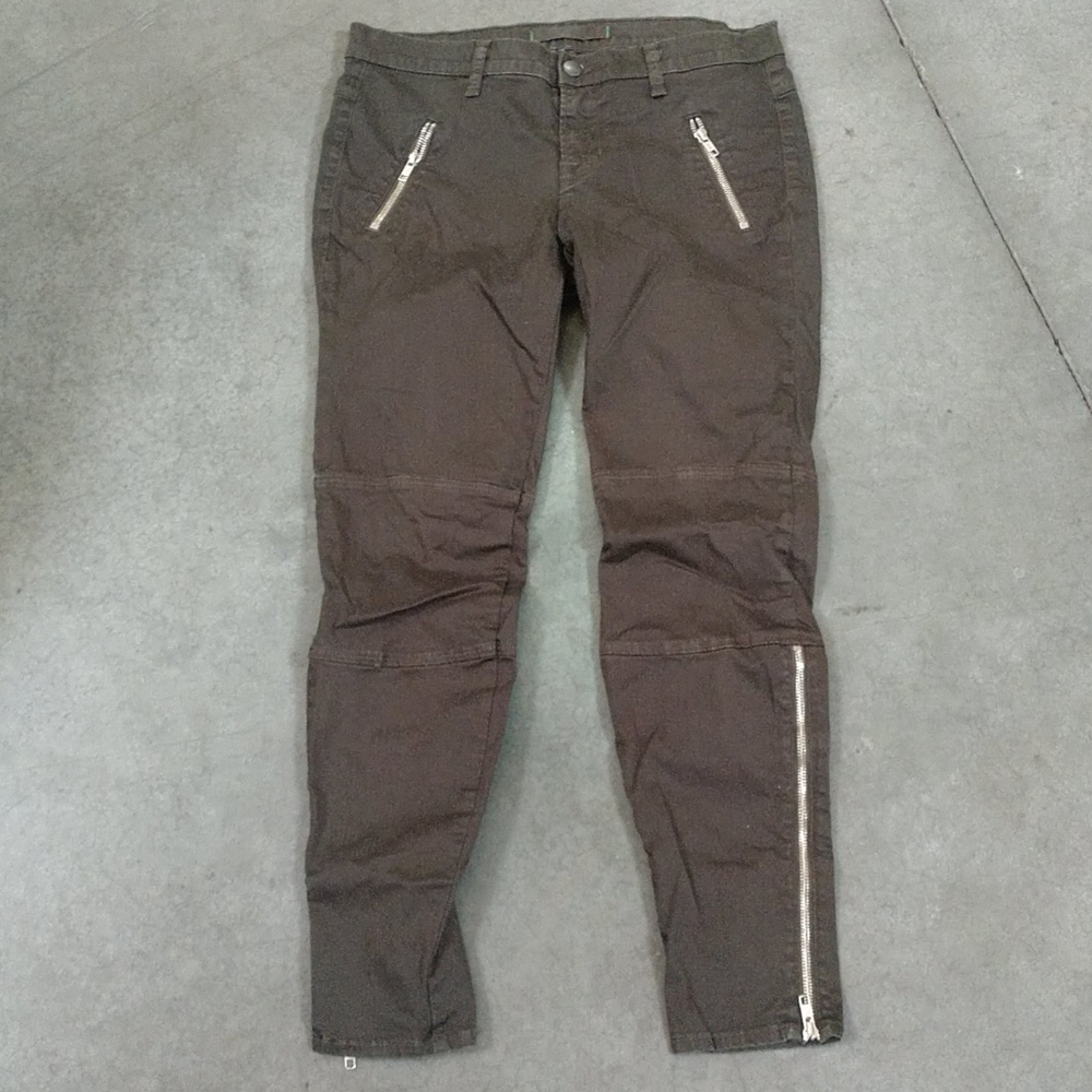 JBrand J Brand Agnes Zipper Skinny Green Pants 29